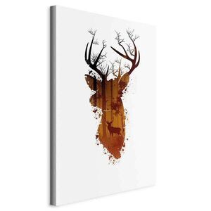 artgeist OBRAZ NA PLÁTNE, abstraktné, zvieratá, stromy, 60/90/1, 2 cm vyobraziť