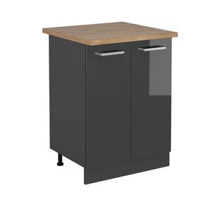 Vicco KUCHYNSKÁ SPODNÁ SKRINKA R-Line Antracit vysoký lesk 60 cm , AP Oak vyobraziť