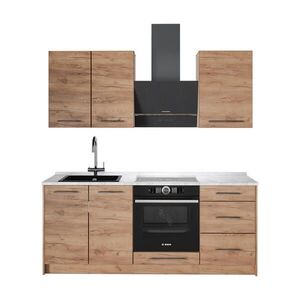 Vicco SAMOSTATNÁ KUCHYŇA Fame-Line, Dub Goldkraft/Dub Goldkraft, 190 cm Marmori työtaso vyobraziť