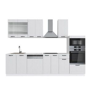 Vicco KUCHYNSKÝ KÚT Fame-Line Biely vidiecky dom/Biely 300 cm s vysokou skrinkou, bez pracovnej dosky vyobraziť