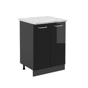 Vicco KUCHYNSKÁ SPODNÁ SKRINKA R-Line Čierny vysoký lesk 60 cm AP mramor vyobraziť
