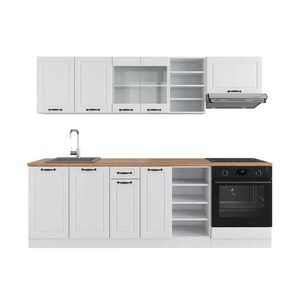 Vicco KUCHYNSKÝ KÚT R-Line Biely vidiecky dom/Biely 240 cm , AP Oak vyobraziť