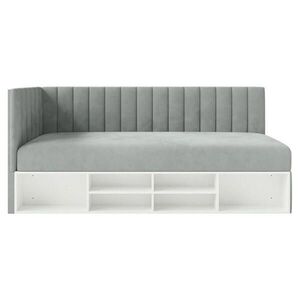 Selsey POSTEĽ PRE MLÁDEŽ Ventrio sivá zamatový poťah Easy-Clean 90x200 cm vyobraziť