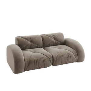 Modfu 2-MIESTNA pohovka z chenille 204x95x76 cm taupe, 2-sedačka bez rámu, bez montáže, s vysokou nosnosťou a flexibilným usporiadaním vyobraziť