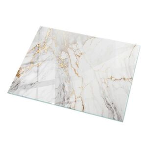 TULUP SKLENENÁ DOSKA 120x80 cm Elegantný mramor so žilami vyobraziť