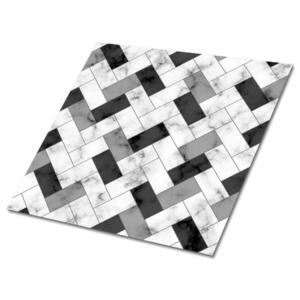 TULUP SAMOLEPIACE OBKLADY NA STENU 9 ks 30x30 cm Mramorový vzor rybej kosti vyobraziť