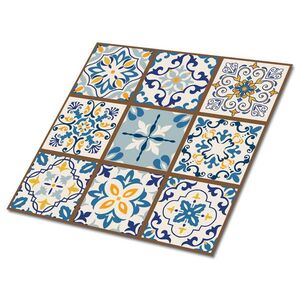 TULUP SAMOLEPIACE OBKLADY NA STENU 9 ks 30x30 cm Arabský patchwork vyobraziť