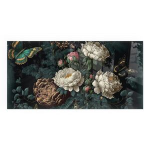 TULUP PODLOŽKA POD KRB 140x70 cm - Kvetinový vzor s motýľmi vyobraziť