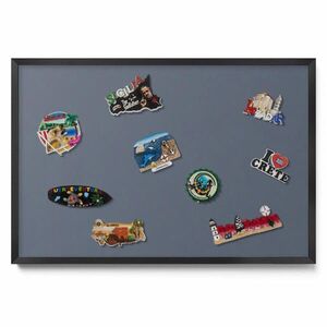 TULUP MAGNETICKÁ TABUĽA 60x40 cm čierny rám – Tmavomodrá farba vyobraziť