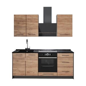 Vicco SAMOSTATNÁ KUCHYŇA Fame-Line, Dub Goldkraft/biely, 190 cm, AP Antracit vyobraziť