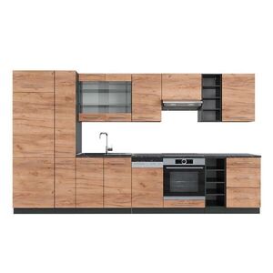 Vicco KUCHYNSKÝ KÚT Fame-Line Goldkraft dub/antracit 355 cm , AP Antracit vyobraziť