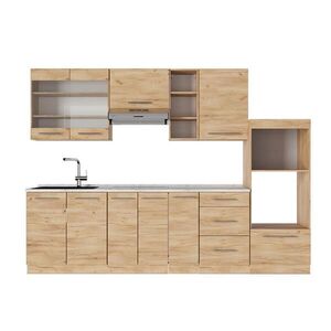 Vicco KUCHYNKA Fame-Line Dub Goldkraft 280 cm , AP Marble vyobraziť