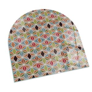 TULUP PODLOŽKA POD KRB 100x100 cm - Polygonálne vzory v mriežke vyobraziť