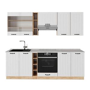 Vicco KUCHYNKA Fame-Line Biely vidiecky dom 235 cm , AP Marble vyobraziť