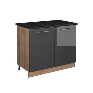 Vicco SPODNÁ SKRINKA POD DREZ Fame-Line, Antracit vysoký lesk/Dub Goldkraft, 100 cm, AP Antracit vyobraziť