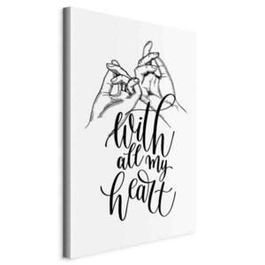 artgeist OBRAZ NA PLÁTNE, abstraktné, ľudia, text, 40/60/1.2 cm vyobraziť