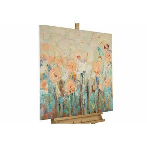 KUNSTLOFT RUČNE MAĽOVANÝ AKRYLOVÝ OBRAZ 90/90 cm, viacfarebný, prírodný a botanický motív vyobraziť