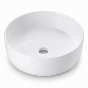 Relaxdays UMÝVADLO Biele keramické na dosku okrúhle 40, 5 cm vyobraziť
