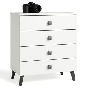 RAUMHIRSCH FURNITURE KOMODA Biela, Čierna 73/60/37 vyobraziť