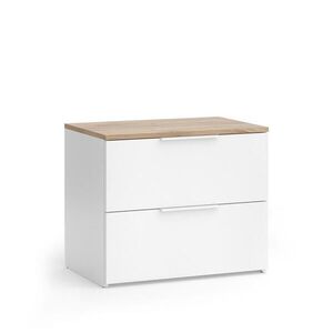 Vicco KOMODA Wido Biela/Sonoma 60 x 50 cm s 2 zásuvkami vyobraziť