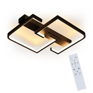 Nettlife LED stropné svietidlo Crosby, 42x37x5 cm vyobraziť