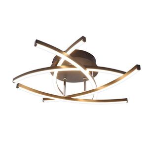 Nettlife LED stropné svietidlo Lumbard, 52x52x13 cm vyobraziť