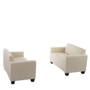 MCW SOFA-GARNITUR Krémovo biela vyobraziť