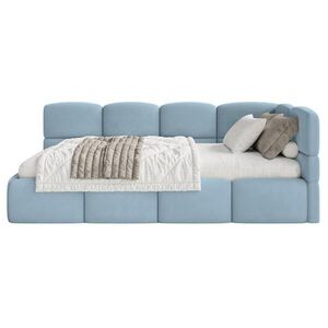Selsey POSTEĽ PRE MLÁDEŽ Cloudy svetlomodrá 120 cm, velúr Easy-Clean vyobraziť