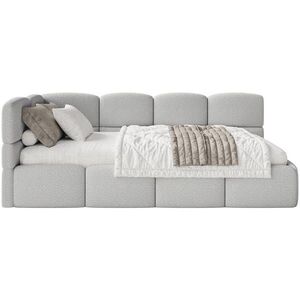 Selsey POSTEĽ PRE MLÁDEŽ Cloudy svetlosivá 120 cm, buklé vyobraziť
