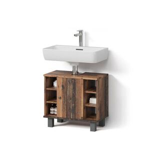 Livinity® SPODNÁ SKRINKA POD UMÝVADLO Fucino Starožitné drevo 60 x 54 cm vyobraziť