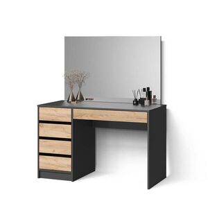 Livinity® TOALETNÝ STOLÍK Imola, antracitová/Dub Goldkraft, 120 cm so zrkadlom vyobraziť