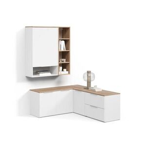Livinity® NÁSTENNÁ SKRINKA Piave Biela/Sonoma 5 častí vyobraziť