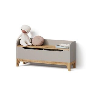 Livinity® KOMODA NA HRAČKY Malia Kašmír/Remeselník 107.2 x 50 cm s lavicou na sedenie vyobraziť