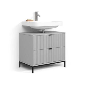 Livinity® SPODNÁ SKRINKA POD UMÝVADLO Aterno Šedá 70 x 63 cm S 2 výsuvnými zásuvkami vyobraziť