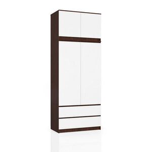 RAUMHIRSCH FURNITURE ŠATNÍK tmavohnedý, biely 234/90/51 vyobraziť