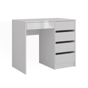 Vicco TOALETNÝ STOLÍK Sherry, biely/Biely vysoký lesk, 89.8 cm bez zrkadla vyobraziť
