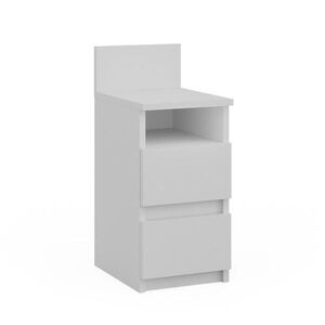Vicco NOČNÝ STOLÍK Monty biely 25 x 59.1 cm s 2 zásuvkami vyobraziť
