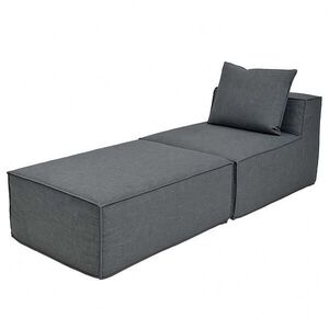 MCW CHAISELONGUE Šedá vyobraziť