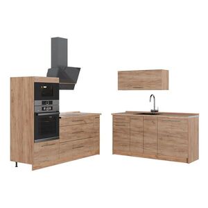 Vicco KUCHYŇA Fame-Line, Dub Goldkraft/Dub Goldkraft, 340 cm bez pracovnej dosky vyobraziť