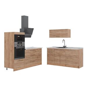Vicco KUCHYŇA Fame-Line, Dub Goldkraft/Dub Goldkraft, 340 cm, AP Marble vyobraziť