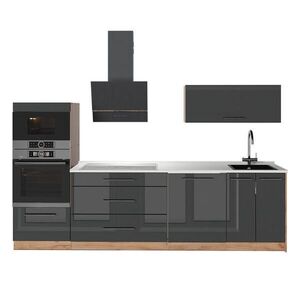 Vicco KUCHYNKA Fame-Line, Antracit vysoký lesk/Dub Goldkraft, 280 cm, AP Marble vyobraziť