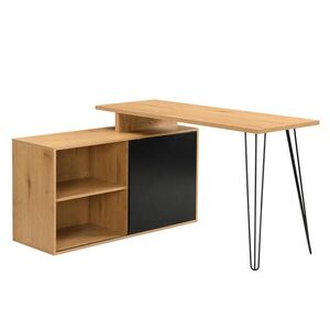 Livetastic ROHOVÝ PÍSACÍ STÔL, hnedá, 130/110/74, 5 cm vyobraziť