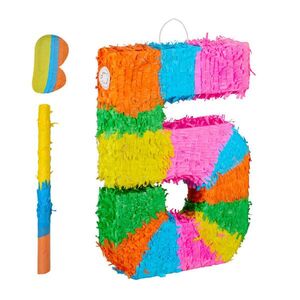 Relaxdays PINATA Farebná 3-dielna-sada vyobraziť