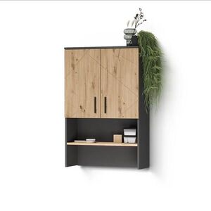 Livinity® KONŠTRUKCIA SKRINKY NA PRÁČKU Ronco, antracitová/Remeselný dub, 68 x 103.5 cm s 2 dverami vyobraziť