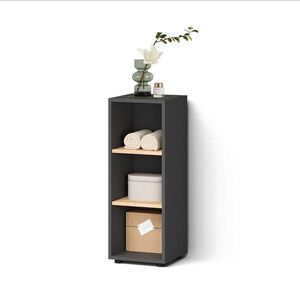 Livinity® MIDI SKRINKA Ronco, antracitová/Remeselný dub, 30 x 81 cm s 3 úložnými priehradkami vyobraziť