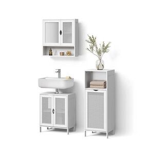 Livinity® SÚPRAVA KÚPEĽŇOVÉHO NÁBYTKU Mincio, biely, 3-dielna vyobraziť