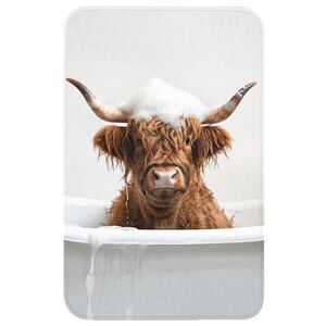 OnlyWow PREDLOŽKA PRED WC Scottish Highlander - Kúpeľ - Krava - Zvieratá - Pena 50x80 cm vyobraziť