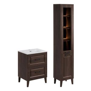 Petits-meubles KÚPEĽŇOVÝ NÁBYTOK 61cm Moka 2-dielna súprava Drevo vyobraziť