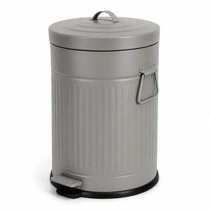 Relaxdays ODPADKOVÝ KÔŠ Sivý s pedálom tiché zatváranie kov 20 l vyobraziť
