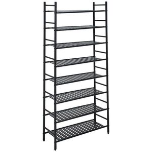 Xora REGÁL NA TOPÁNKY, čierna, 61.5/135.5/23.5 cm vyobraziť
